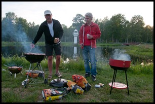 Kvällens grillmästare Bosse,Marcus